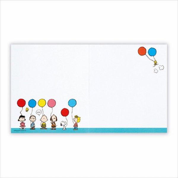 楽天市場 メール便ok 日本ホールマーク 色紙 スヌーピー 寄せ書き 風船2 ロコネコ