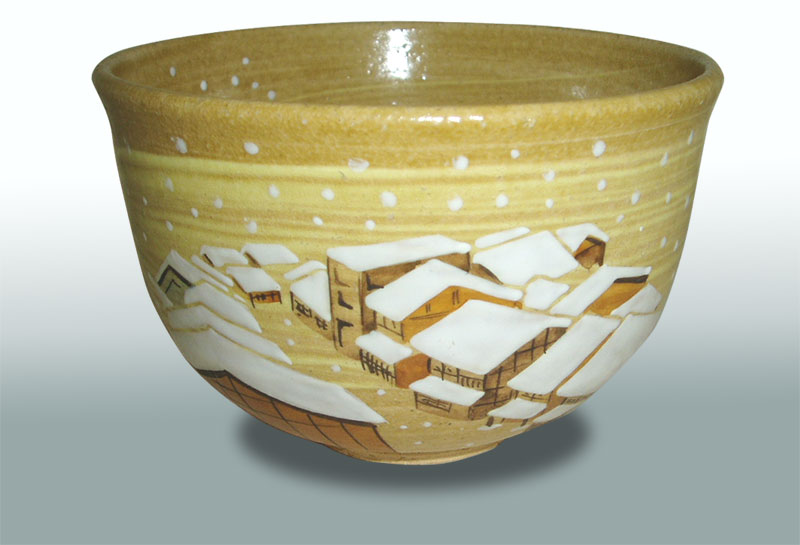 楽天市場】【茶道具】【送料無料】青磁鷺草茶碗加藤良峰作（共箱