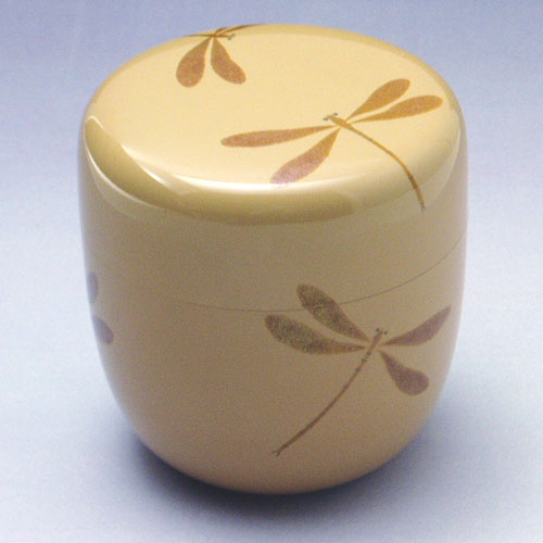 楽天市場】【茶道具】【送料代引手数料無料】俵大棗（内銀）稲穂蒔絵