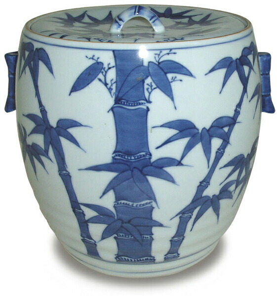 楽天市場】凌山作 古染付 竹水指 木箱入り【中古】 : お茶茶道具十菱