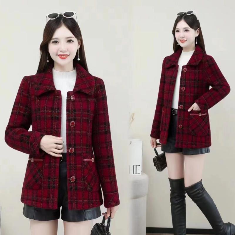レディース ファッション おしゃれ 春夏 秋冬 大人 上品 高級 マダム ミス ミセス プレゼント 婦人服 母 ふわふわ 厚手 ベルベット コート ウール ショート かわいい ジャケット アウター シンプル 8,200円