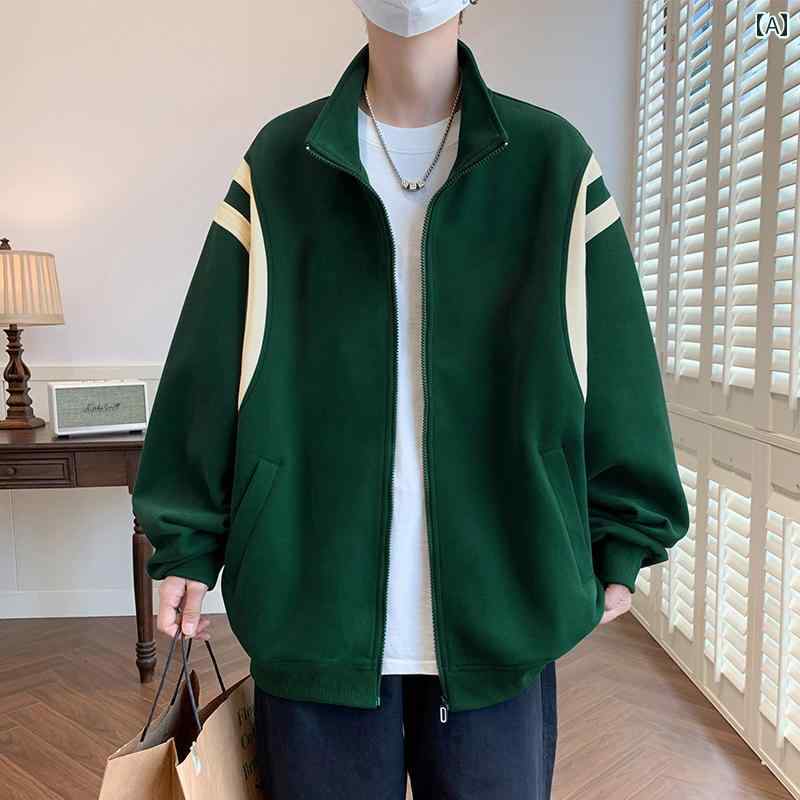 メンズ 流行り物 春夏 秋冬 かっこいい オシャレ モテ 成人男性用 成人男性服  服 韓国 分かりやすい 成年者 メンズ ジレー トレイナー フリース 裏地朦々たる服 青二才