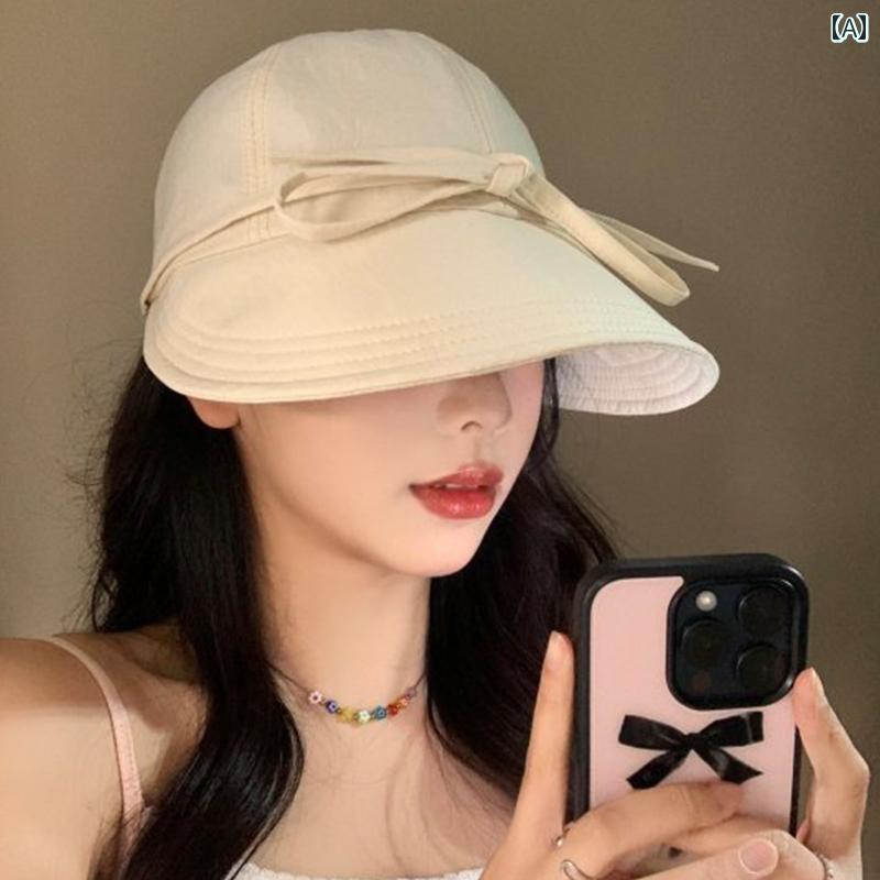 韓国 女性 春夏 秋冬 レディース かわいい おしゃれ 蝶 ネクタイ ベージュ フィッシャーマン ハット レディース 夏 薄手 速乾 日焼け防止 帽子 韓国 顔 帽子 おしゃれ 5,716円