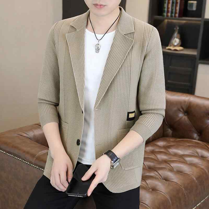 メンズ 流行り物 春夏 秋冬 かっこいい オシャレ モテ 成人男性用 成人男性服 服 韓国 分かりやすい 成年者 メンズ 編み物ジレー プルオーバー 心地よい 背広 色つや 厚地の外套