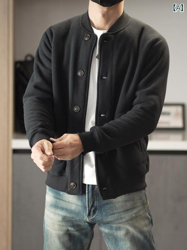 メンズ 流行り物 春夏 秋冬 かっこいい オシャレ モテ 成人男性用 成人男性服  服 韓国 分かりやすい 成年者 フリース 裏地朦々たる 生あたたかい メンズ 野球 色つや 上衣  パーカー MA 1 レトロ アメリカーナ