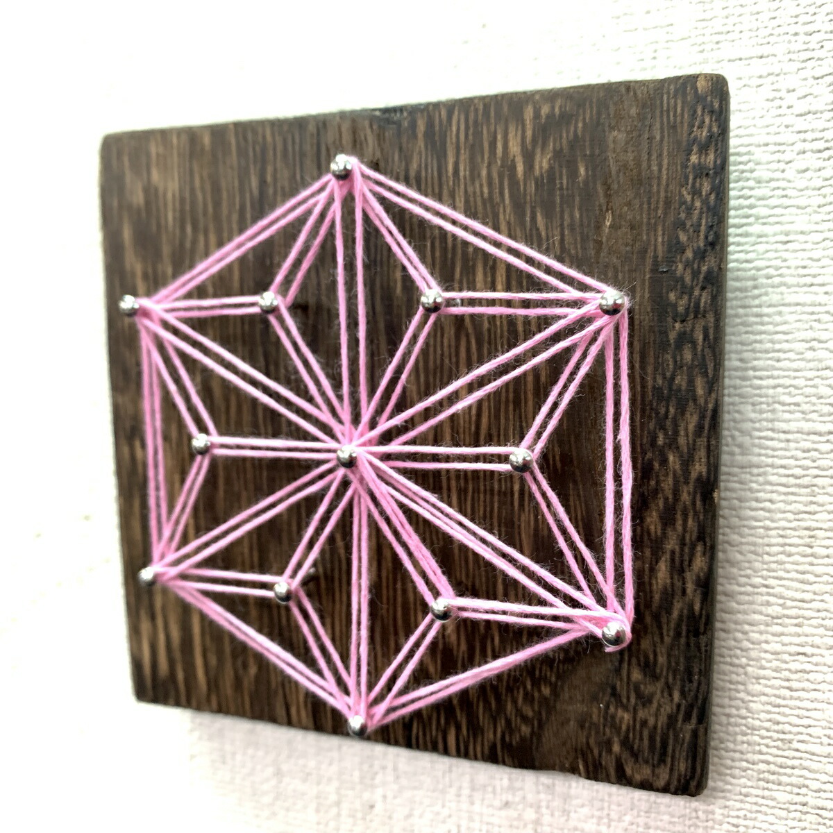 JANJAN糸曼荼羅体験ミニキット Amazon.co.jp: 糸かけミニ曼荼羅の制作キット 29ピン 10cm
