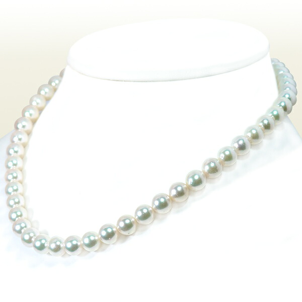 あこや真珠 パールネックレス＜8～8.5mm＞ N-12381