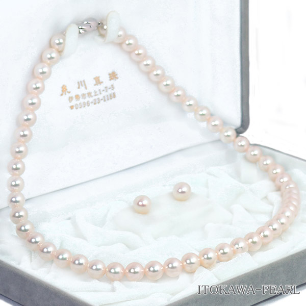 楽天市場】7−7．5ミリ あこや真珠ネックレス 10P20Feb09 : 伊勢