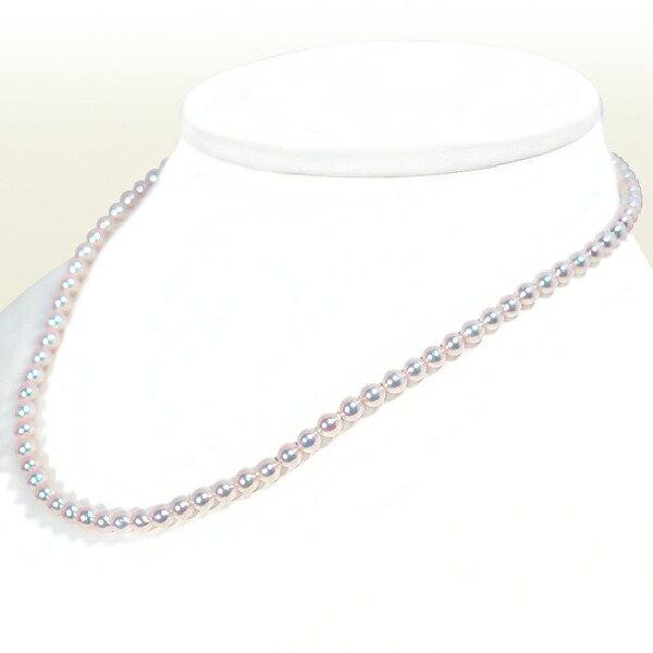あこや真珠 ベビーパールネックレス＜4.5～5mm＞ アジャスター・K18YG N-12564