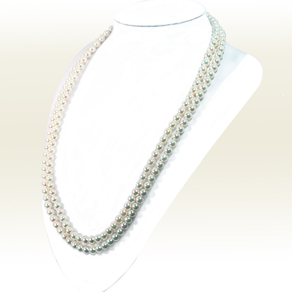 4006：ロング(83cm)あこや真珠ネックレス＜6.5〜7mm＞N-12907 楽天市場】ロングネックレス(83cm)あこや真珠ネックレス＜6.5