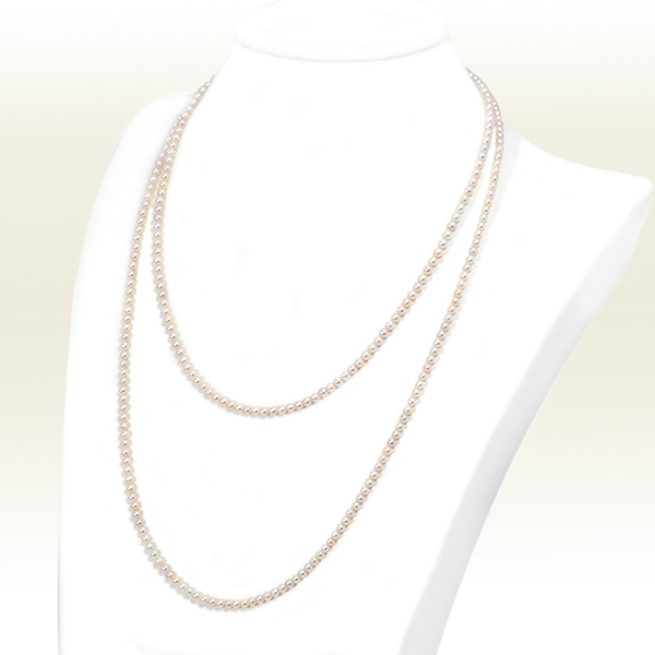 楽天市場】ベビーパールロングネックレス(106.5cm)あこや真珠 