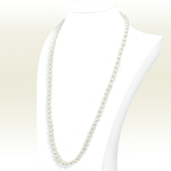 楽天市場】ベビーパールロングネックレス(106.5cm)あこや真珠