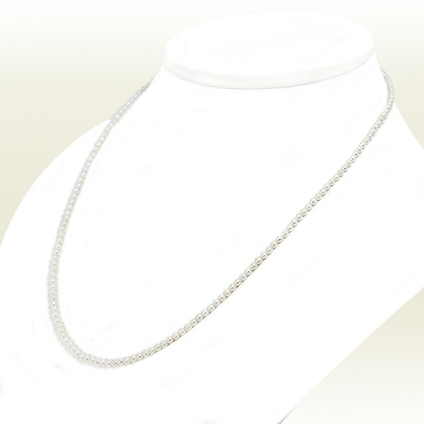 交渉不可　美品　あこや真珠　ベビーパール　細厘珠　ロングネックレス　約108cm 交渉不可 美品 あこや真珠 ベビーパール 細厘珠 ロングネックレス 約