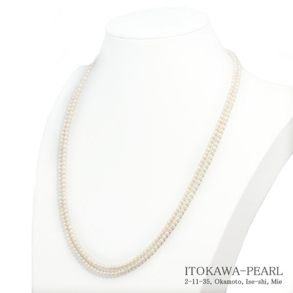 楽天市場】ベビーパールロングネックレス(106.5cm)あこや真珠