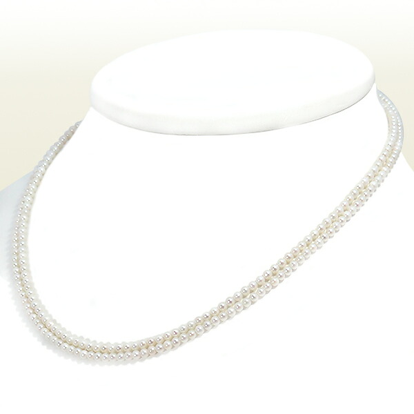 ベビーパールロングネックレス(81.5cm) あこや真珠ネックレス＜2.5～3mm＞ N-12982