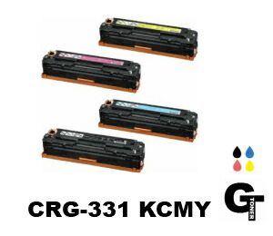 Canon  キヤノン トナーカートリッジ331 CRG- 331 4本 仕掛ける KＣＭＹ リサイクルトナー 取り替えっこトナー Satera サテラ MF628Cw LBP7110C MF8230Cn LBP7100C MF8280Cw 4色