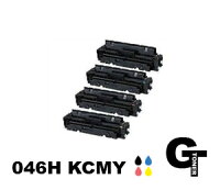 【ポイント5倍】Canon キヤノン CRG-046H選べる4本セット 互換トナーSATERA サテラ LBP651C LBP652C LBP654 MF731Cdw MF733Cdw MF735Cdw 046HK　046HC　046HM　046HY　4色　4本