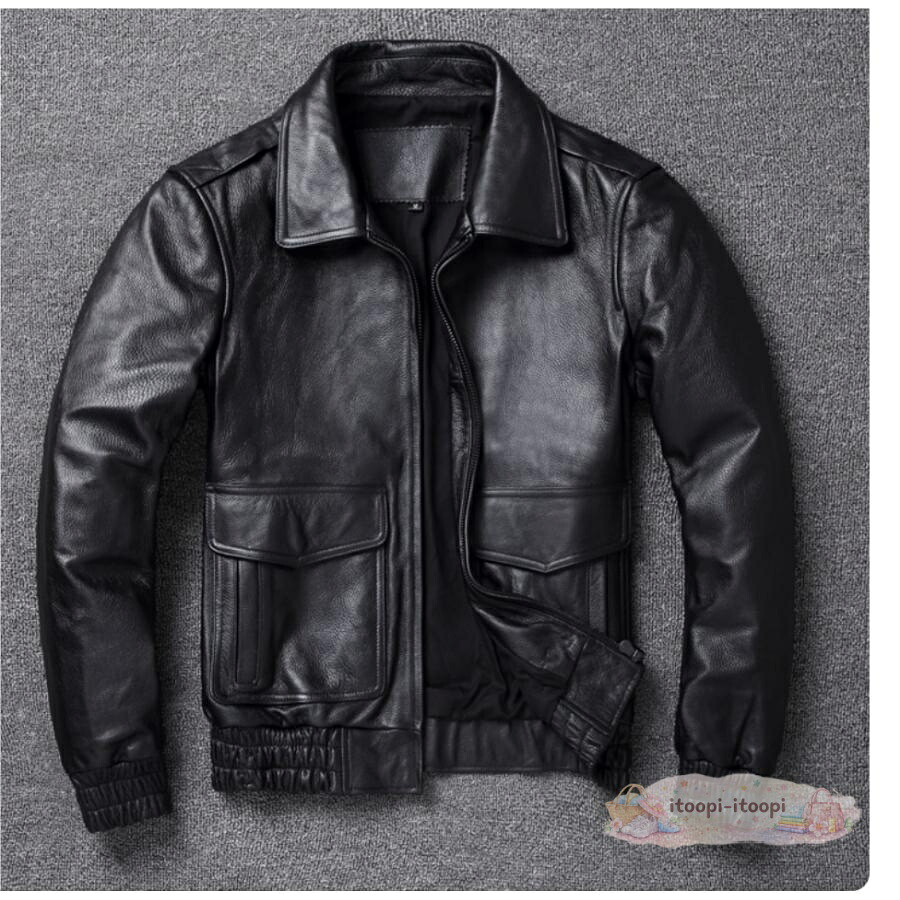 ジャケット　牛革　牛革ジャケット　ライダースジャケット　ミガキ加工　レザージャケット　革ジャン　メンズ