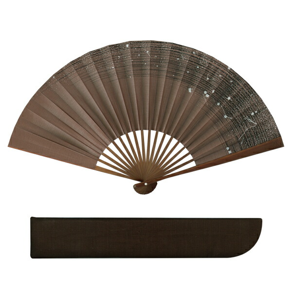 楽天市場】男女兼用サイズ 都会の星空 扇子袋付き : 扇子司 伊藤常