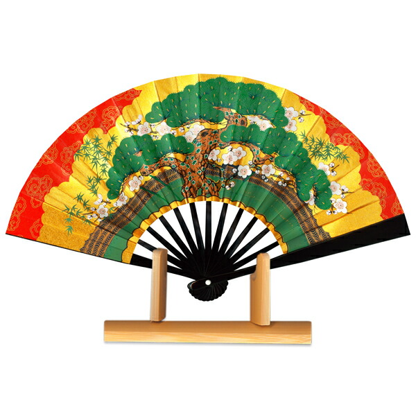 楽天市場】飾り扇子 台付き 茶扇 帚木 (ははきぎ) : 扇子司 伊藤常