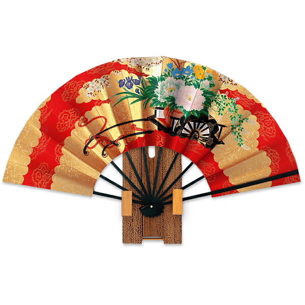 楽天市場】インテリア飾り扇子7寸5分舞妓さん 竹スタンド付き【飾り