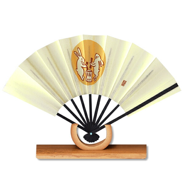 楽天市場】外国へのお土産飾り扇子 七福神セット＜ゴマ竹台付き