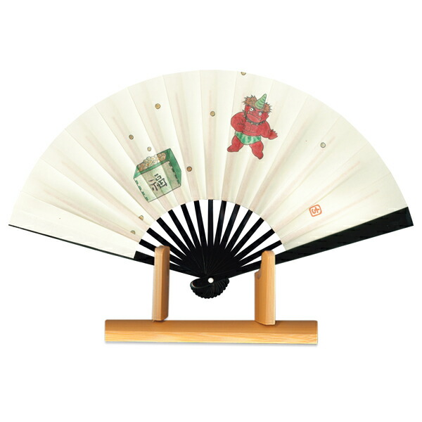 楽天市場】外国へのお土産飾り扇子 七福神セット＜ゴマ竹台付き