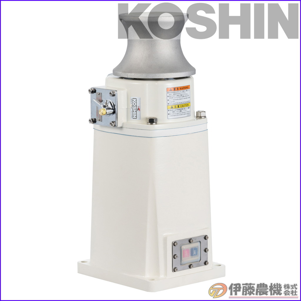 パッキン 工進(KOSHIN):船舶用ウインチ ミニカール イチネンネット PayPayモール店 - 通販 - PayPayモール ミニカール 200W RES-2012H(メーカー直送品) ウインチ マグローラー イカール ンカー