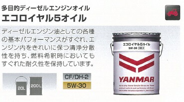 ヤンマー純正オイル 建機用ハイドロオイルNZ46 20L : 伊藤農機