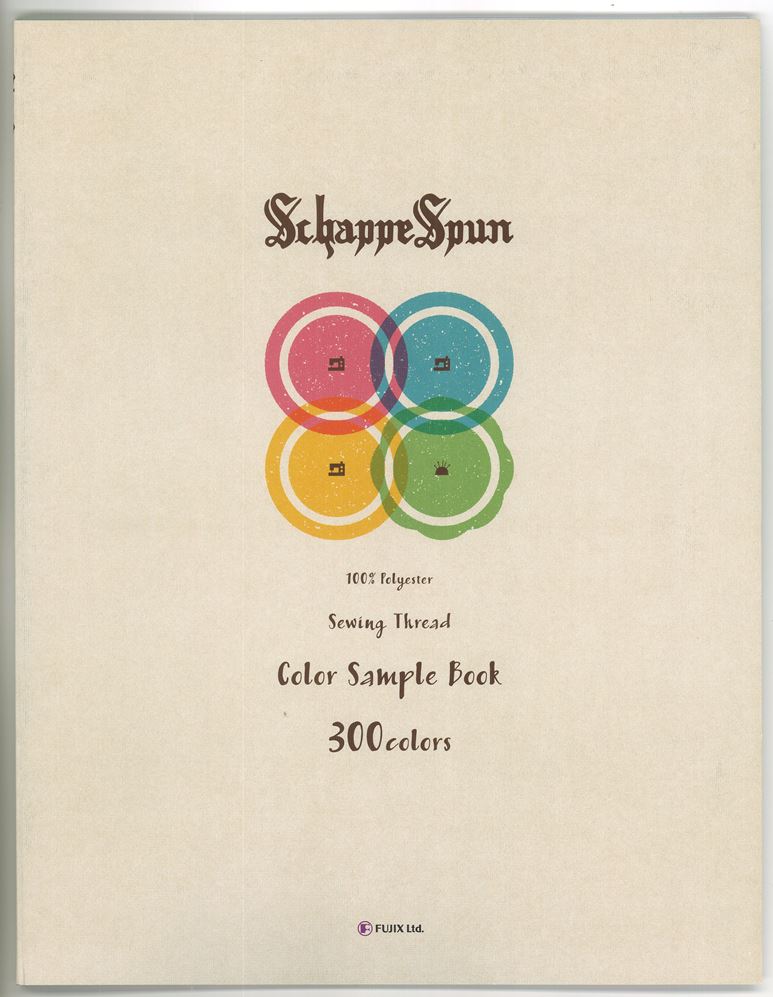 楽天市場】シャッペスパン ミシン糸 見本帳 □ フジックス FUJIX 全300