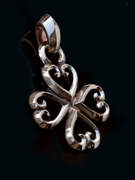 REID MFG リードMFG 【 4 hearts Charm (Bronze) 4 ハート チャーム ( ブロンズ ) 】[ 正規品 ] ネックレス ペンダント ペア プレゼント ギフト ユニセックス メンズ レディース 【送料無料】