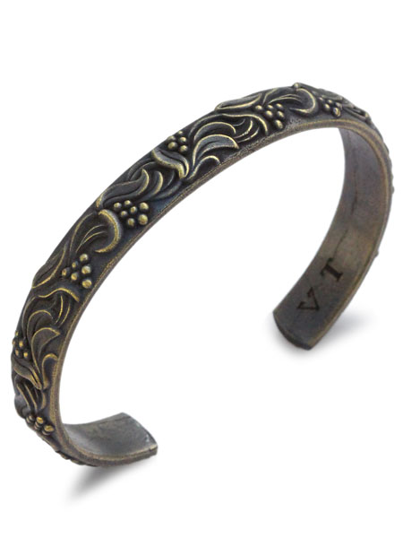 THEFT セフト 【 Varde77 × THEFT FLOWER POWER BANGLE / バルデセブンティセブン × セフト フラワーパワーバングル 】[ 置き目品 ] 腕輪 ダブル名まえ 協調主義 差し上げ物 差し上げ物 ユニ一発やる メンズ レディース 【 貨物輸送無料 】