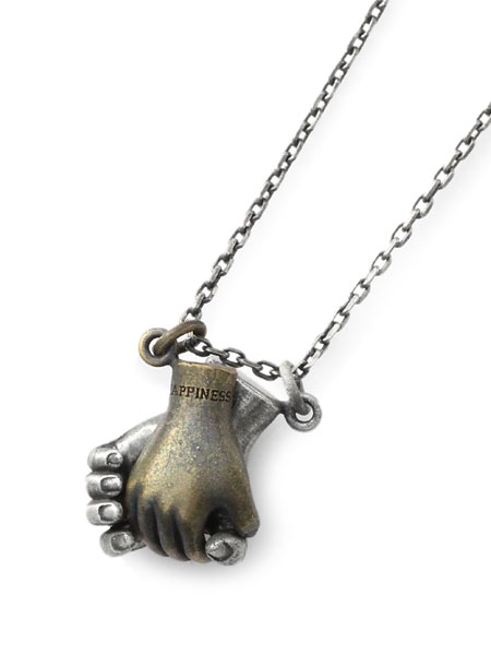 THEFT セフト 【 Varde77 &times; THEFT HAND NECKLACE / バルデセブンティセブン &times; セフト ハンドネックレス 】[ 正規品 ] ペンダント ダブルネーム コラボレーション プレゼント ペア ギフト ユニセックス メンズ レディース 【 送料無料 】｜アクセサリー its 12 midnight