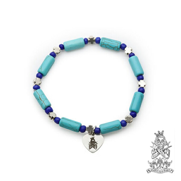 Marylin of Mars マリリンオブマーズ 【 \" Mini cross \"" bracelet / ミニクロスブレスレット 】[ 置き目品 ] 青み ブレス リストバンド 引きつける ジョニーデップ 差し上げ物 差し上げ物 ユニ一発やる メンズ レディース 一般受け ブランド名 今めかしい"