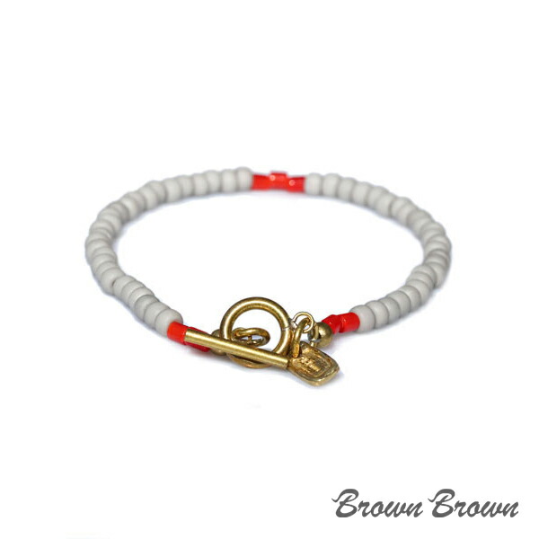 楽天市場】BrownBrown ブラウンブラウン 【 ビーズブレスレット ( Mix