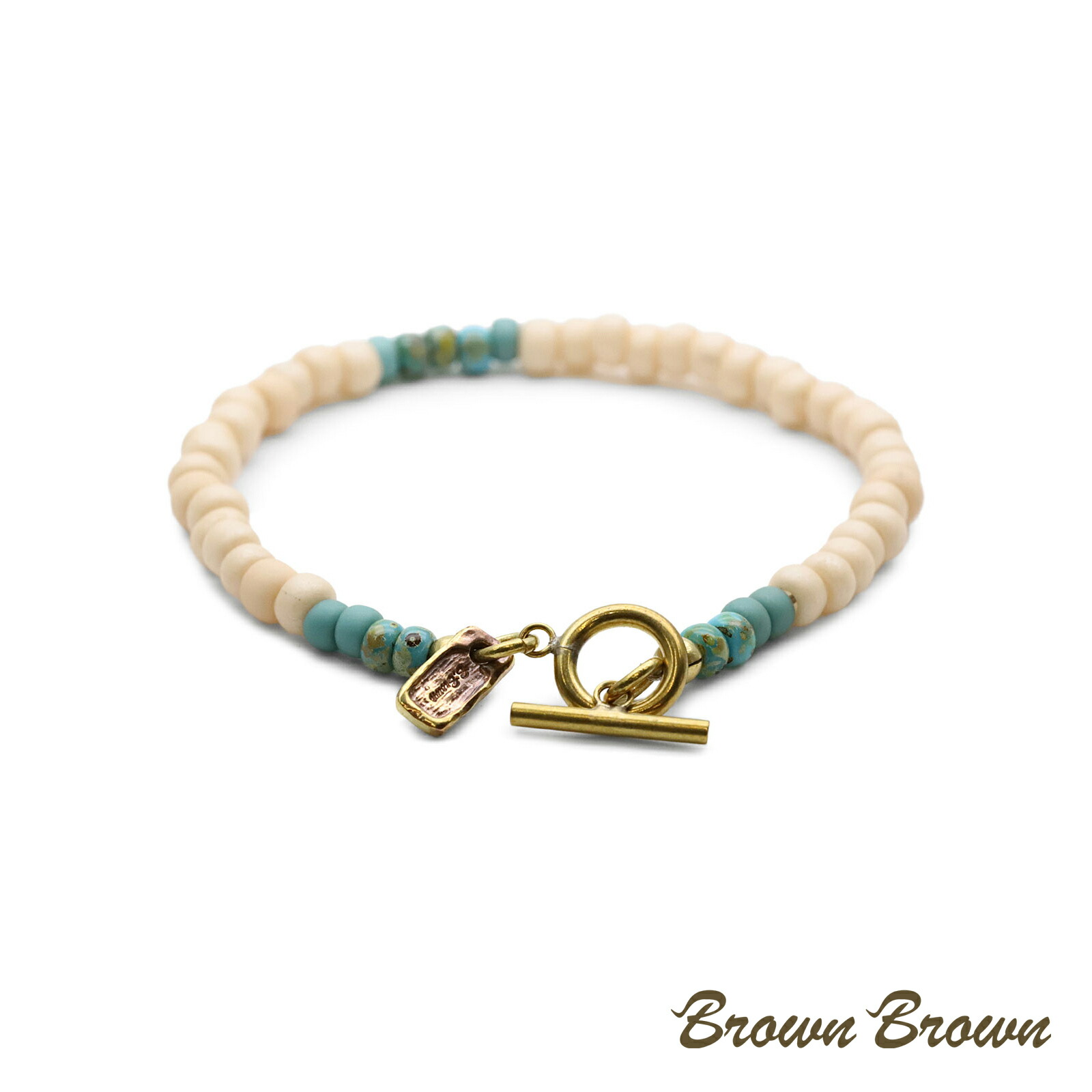 楽天市場】BrownBrown ブラウンブラウン 【 ビーズブレスレット