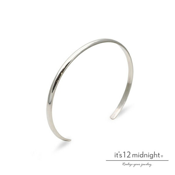 it\u0027s 12 midnight イッツ トゥエルヴ 夜夜中 【 3粍 Dome Bangle / 甲丸バングル [ J-B019 ]】[ 置き目品 ] ドームバングル 腕輪 しろがね色 銀 925 差し上げ物 Ｎｉ無償性 ユニ一発やる メンズ レディース 定番 一般受け 今めかしい 分かりやすい 【 貨物輸送無料 】