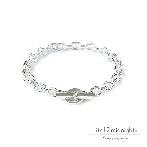 it\u0027s 12 midnight イッツ トゥエルヴ 真夜中 【 6粍 Oval Chain Bracelet / オーバル チェーン店 腕輪 [ M-B010 ]】[ 定め事品 ] 分かりやすい しろがね色 銀 925 差し上げ物 ユニ一発やる メンズ レディース 一般受け ブランド名 今めかしい 分かりやすい 【 貨物輸送無料 】