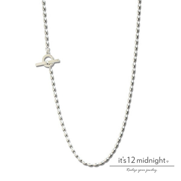 it's 12 midnight イッツ トゥエルヴ ミッドナイト 【 Oval Ball Chain Necklace / オーバル ボールチェーン ネックレス 】[ 正規品 ] チェーンネックレス シルバー 銀 マンテル Y字ネックレス シンプル プレゼント メンズ レディース ユニセックス 人気 【 送料無料 】