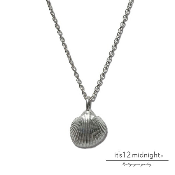 it's 12 midnight イッツ トゥエルヴ ミッドナイト 【 Shell Necklace / 貝殻ネックレス [ M-N019 ]】[ 正規品 ] シェルペンダント シルバー 銀 925 プレゼント メンズ レディース ユニセックス シンプル 定番 人気 ブランド おしゃれ ギフト