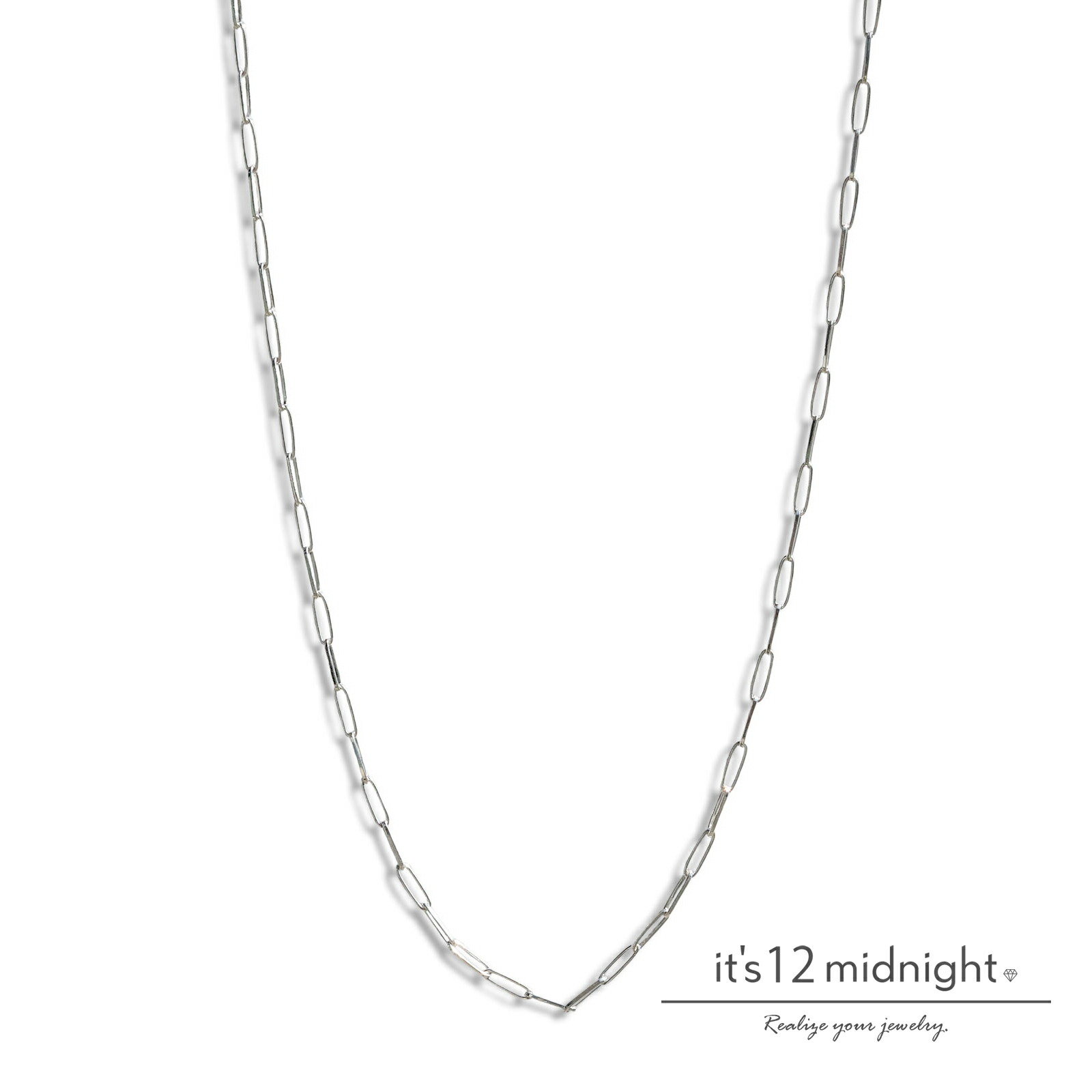 it's 12 midnight イッツ トゥエルヴ ミッドナイト 【 HOPI NECKLACE CHAIN / ホピ ネックレス チェーン [ M-N024 ]】[ 正規品 ] シルバー 銀 プレゼント シンプル メンズ レディース ユニセックス 人気 ブランド おしゃれ プレゼント ギフト 【 送料無料 】