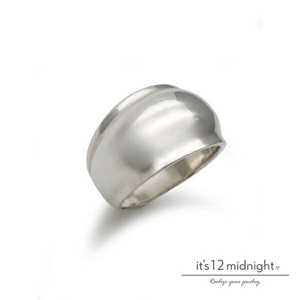 it's 12 midnight イッツ トゥエルヴ ミッドナイト 【 Cigar Band Ring / シガーバンドリング [ M-R021 ] 】[ 正規品 ] 指輪 シルバー 925 シンプル 銀 ワイド プレゼント メンズ レディース ユニセックス 定番 人気 ブランド おしゃれ ギフト ペア 【 送料無料 】