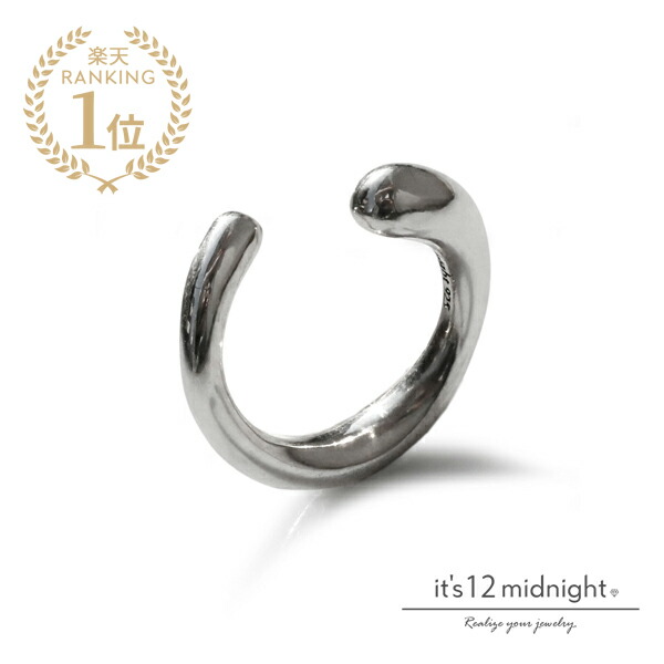 it's 12 midnight イッツ トゥエルヴ ミッドナイト 【 Raindrops Ear Cuff / 雨雫 イヤーカフ [ M-E008 ]】[ 正規品 ] イヤリング イアカフ イヤカフ シルバー 925 シンプル 銀 プレゼント メンズ レディース ユニセックス 定番 人気 ブランド 片耳用