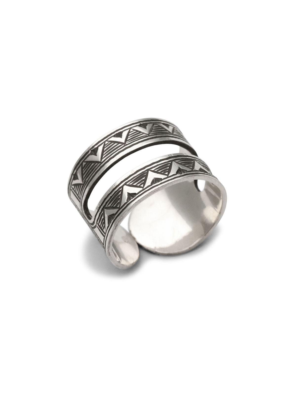 TOUAREG SILVER JEWELRY トゥアレグ しろがね色 宝飾品 【 真っただ中 カットアウト 輪っか 】[ 定まり品 ] 指環 しろがね色 銀 公々然たる 無償性大いさ ありの実 差し上げ物 ユニ一発やる メンズ レディース 一般受け ブランド名 今めかしい 【 貨物輸送無料 】