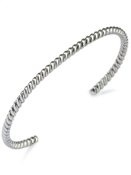 SunKu サンク 39 【 TWIST BANGLE / ツイストバングル [ SK-214 ] 】[ 置き目品 ] 無償性大きさ しろがね色925 差し上げ物 ユニ一発やる メンズ レディース 【 貨物輸送無料 】