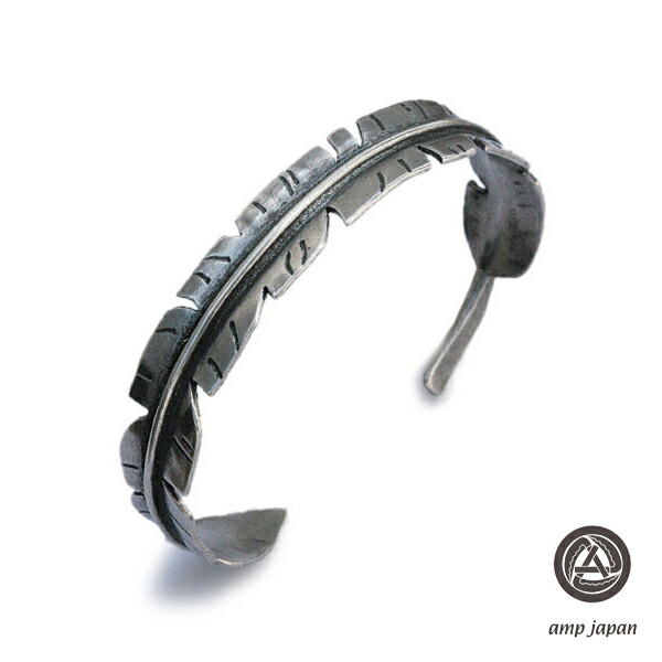 amp japan アンプリファイアー ジャパン 【 Eternal Feather Bangle -Narrow-  [ 15AO-308 ] エターナル 羽毛 バングル ナロー 】[ 置き目品 ] カフブレスレット しろがね色 金管楽器 機翼 銀 有りの実 差し上げ物 差し上げ物 ユニ一発やる メンズ レディース 【 貨物輸送無料 】