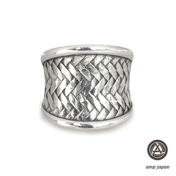 amp japan アンプ ジャパン 【 Mesh Ring [ 17AAS-200 ] メッシュ リング 】[ 正規品 ] 指輪 スターリングシルバー 幅広 ワイド 銀 925 ペア プレゼント ギフト ユニセックス メンズ レディース