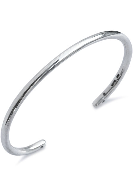 BELIEVEINMIRACLE ビリーブインミラクル 【 MS BANGLE / バングル 】[ 置き目品 ] 腕輪 折り返し スターリングしろがね色925 分かりやすい 有りの実 差し上げ物 ユニ一発やる メンズ レディース 一般受け ブランド名 今めかしい 【 貨物輸送無料 】