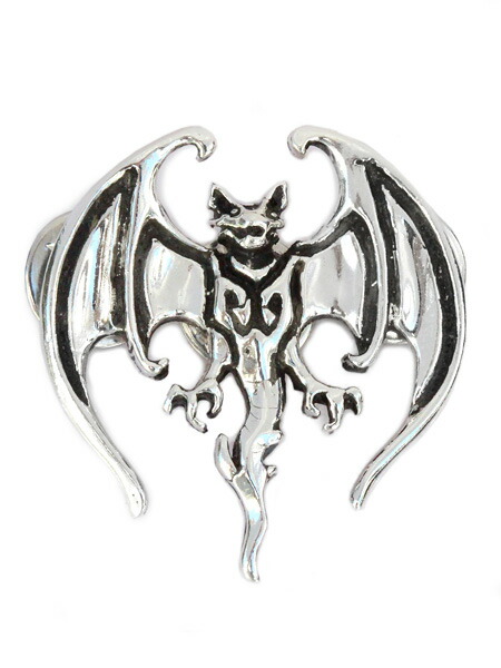 Darren Simonian ダレン シモニアン 【 Hollywood Vampires Bat Lapel Pin\u0027s (Large) ハリウッドヴァンパイアーズ ピンズ 】[ 定め事品 ] 蚊食い鳥 胸飾り 胸章 しろがね色 愛用 着付ける 銀 925 差し上げ物 ユニ一発やる メンズ レディース 【 貨物輸送無料 】