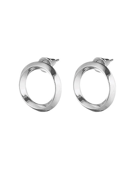 Eddie Borgo エディボルゴ 【 O-RING STUD EARRINGS リング ピアス 】[ 正規品 ] 金属アレルギー対応 サージカルスチール ラグジュアリー きれいめ 大人 パーティー 耳飾り イヤリング レディース 人気 ブランド おしゃれ 【 送料無料 】